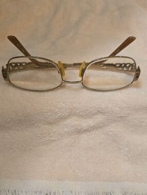 Charmant CH12106 WG Titanium Perfection 52-18-135mm Gold Bronze Stone Eyeglasses